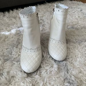 Authentic Chanel Quilted Ankle Booties